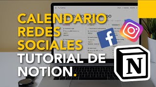 Como Crear un Calendario de Contenidos en NOTION  Marketing Digital  Plantilla Gratuita [upl. by Blunk]