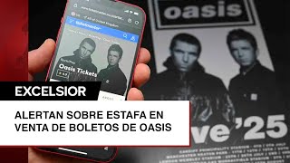 Fans de Oasis alertan por fraude en venta de boletos por eBay [upl. by Perr]