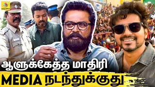 விஜய் Super Starஆ வருவாரு சரத்குமார் பளீர் பதில்  Sarathkumar Interview On Vijay IT Raid Master [upl. by Laud672]