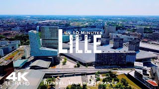 LILLE 2024 🇫🇷 RIJSSEL Drone Aerial 4K  FRANCE HautsdeFrance [upl. by Hctub]