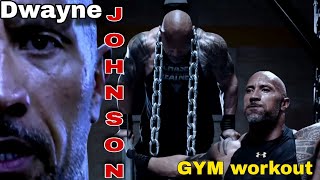 Dwayne Johnson workout motivetion  GYM Motivetion Gym  Powerful Gym work out  M creations [upl. by Reyotal556]