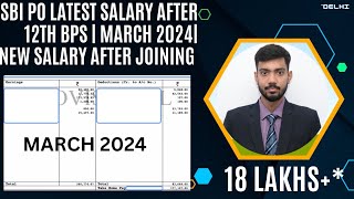 SBI PO Latest Salary March 2024  New Joining PO Salary  Scale 1 CTC 18 LPA  Assistant Manager [upl. by Rheinlander]