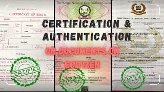 Seamless Certification amp Authentication  eCitizen 2024 Document Certification Made Easy [upl. by Elegna]