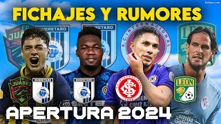 ✅🔥¡18 NUEVOS FICHAJES DUPUY A JUAREZ ¡SALCEDO A BRASIL FICHAJES Y RUMORES 2024 LIGA MX [upl. by Heimlich]