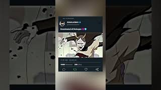 4 Hokages reanimation 😈😈😈 naruto anime [upl. by Dibbell]