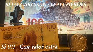 🚨 CUIDADO  GRAN ERROR EN BILLETES DE 100 PESOS  conmemorativos ala revolución [upl. by Fantasia822]