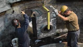 EAF Refractory Installation  How to Install [upl. by Ymirej]