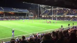 Leeds Rhinos v Leigh Centurions 2016 from Headingley South Stand [upl. by Ttenyl429]