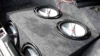 4 12in Kicker CVRs and Power Acoustik 4000W Class D Amp FOR SALE [upl. by Zarihs933]