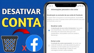 COMO DESATIVAR FACEBOOK PELO CELULAR [upl. by Pallaten922]