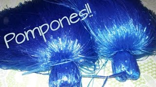 DIY Pompones de rafia [upl. by Eentrok]