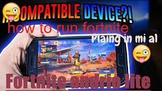 quotBrand New Trickquot FORTNITE Android LitePlay On Incompatible DevicesPlaying in 2gb Ramupdated [upl. by Nillor]