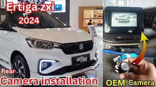 Ertiga rear camera fitting  ertiga zxi rear camera installation  Maruti genuine accessories [upl. by Adnoved365]