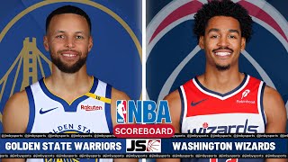 Golden State Warriors Vs Washington Wizards  NBA Live PlayByPlay Scoreboard 2024 [upl. by Dolly999]