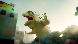 He looks like GODZILLA but hes actually a TALKING LIZARD  Cartoon Movie Recap [upl. by Olegnaleahcim]