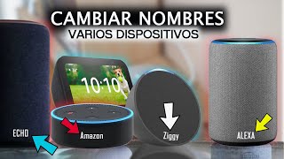 Cómo cambiar NOMBRE de Alexa a tus dispositivos  Si tienes varios Alexa [upl. by Ogawa877]