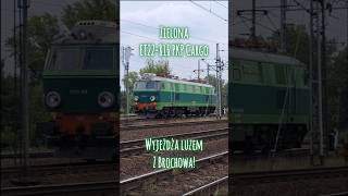 ZIELONA ET22816 PKP CARGO WYJEŻDŻA LUZEM Z BROCHOWA [upl. by Joses]