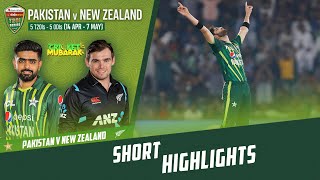 Short Highlights  Pakistan vs New Zealand  1st T20I 2023  PCB  M2B2T [upl. by Yelsnya]