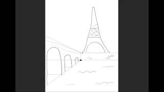 Paris Perspective Drawing Ages 79 [upl. by Jennine]