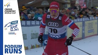 Alexander Bolshunov  Mens 15 km  Toblach  3rd place  FIS Cross Country [upl. by Lessard361]