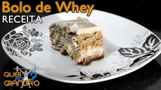 Quer Ficar Grandão Bolo de Whey Bolo de Festa [upl. by Darrej638]