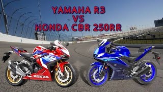 Honda CBR250RR vs Yamaha R3 2024  Top Speed Price Comparison [upl. by Belter]