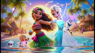 quotMoana and Elsa Dance of the Elements 🌊❄️  Epic Dance Song for Kids  Join the Adventurequot [upl. by Clare]