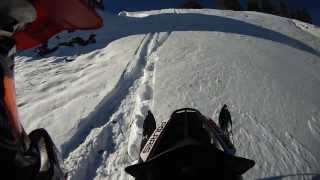 Snowmobile jumps hill climbs and drops 2013 season [upl. by Ahsena]