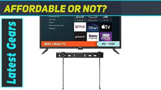 Onn 24Inch Smart TV Review  Roku Alexa Google Assistant and More [upl. by Perron]