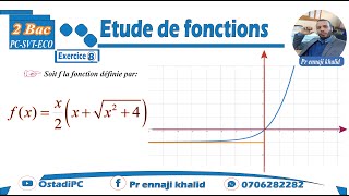 Etude de fonctions Exercice 8 [upl. by Hinkel]