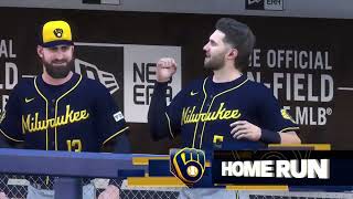 MLB The Show 24 RTTS Brewers First Basemen Ep 21 [upl. by Sunshine540]