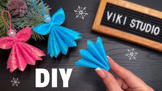 Amazing Craft Idea 😇 Christmas Angel DIY Christmas Decorations 2024 [upl. by Sorazal71]