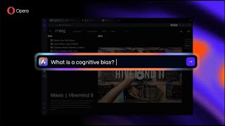 Opera launches new browser quotOnequot with free ChatGPT integration [upl. by Priestley]
