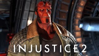 HELLBOY EM INJUSTICE 2 PRIMEIRO FINAL FELIZ EM INJUSTICE [upl. by Htepsle]