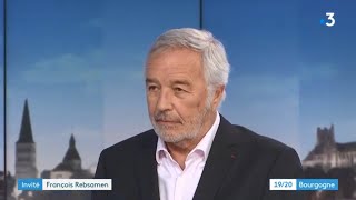 Municipales 2020  François Rebsamen annonce sa candidature à Dijon sur France 3 Bourgogne [upl. by Ardiek]