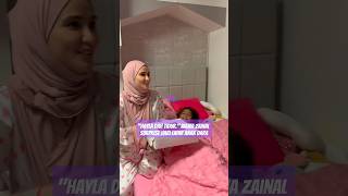 WAWA ZAINAL SURPRISE HARI LAHIR HAYLA [upl. by Atinuahs705]