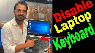 How to Disable Laptop Keyboard Except Power Button  Fix Laptop Keyboard Pressing Multiple Keys [upl. by Ahsyekal746]