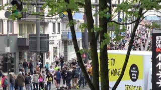 Rettungsdienst  Polizei  Feuerwehr im Einsatz bei BonnMarathon in Bonn am 230423 [upl. by Matronna]