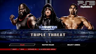 WWE 2K14 PS3  Undertaker VS Mark Henry VS The Great Khali  Triple Threat 2KmClassic [upl. by Corsiglia32]