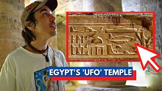 Exploring Egypts UFO Temple 🛸👽Are These Ancient Alien Carvings [upl. by Evante306]