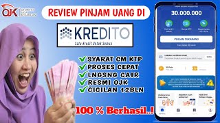 REVIEW KREDITO  Pinjaman online mudah cair terbaru [upl. by Ainadi]