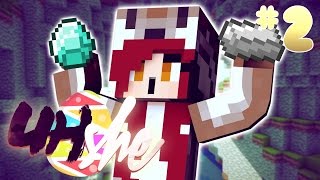 CAVING LIKE A CHAMP  Minecraft UHshe S4E2 [upl. by Naneek192]