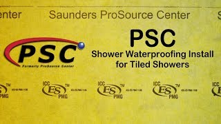 OLDfor refrence PSC Pro Advanced Shower Waterproofing Install like Schluter Kerdi 32 x 60 Offset [upl. by Aldercy731]