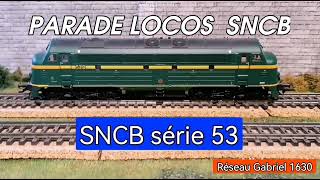 Parade Loco Diesel SNCB séries 53 54 55 59 62 77 Marklin digital [upl. by Barret]