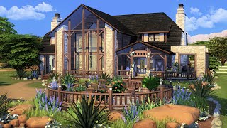 How I built this house for The Sims 4 Horse Ranch  Renovation [upl. by Svirad]