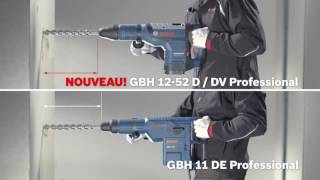 Marteau piqueur SDS Max Bosch GBH 12252D amp GBH 1252DV  Guedo outillage [upl. by Neelyar]