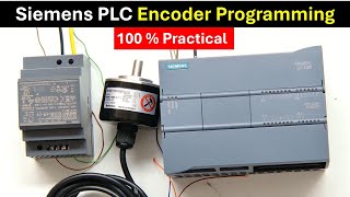 Encoder Programming in Siemens PLC  Siemens PLC Encoder Programming [upl. by Inger776]