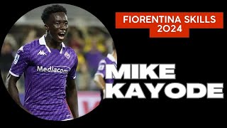 Michael Kayode  Fiorentina 🟣🟣  Skills and analysis 2024 [upl. by Ellainad]