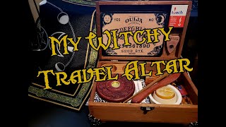 My Witchy Travel Altar [upl. by Lleruj]