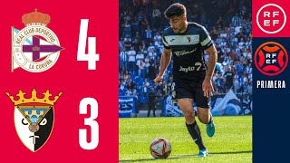 RESUMEN  RC Deportivo 43 CD Tudelano  PrimeraRFEF  Jornada 36  Grupo 1 [upl. by Cacilia996]